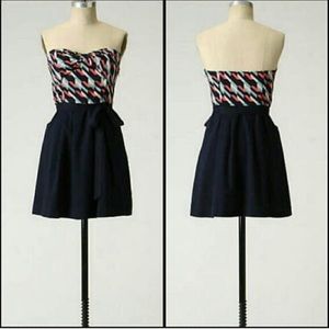 Maeve Navy Blue Signal Flag dress